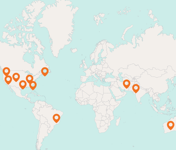 GEDC Member Map Example